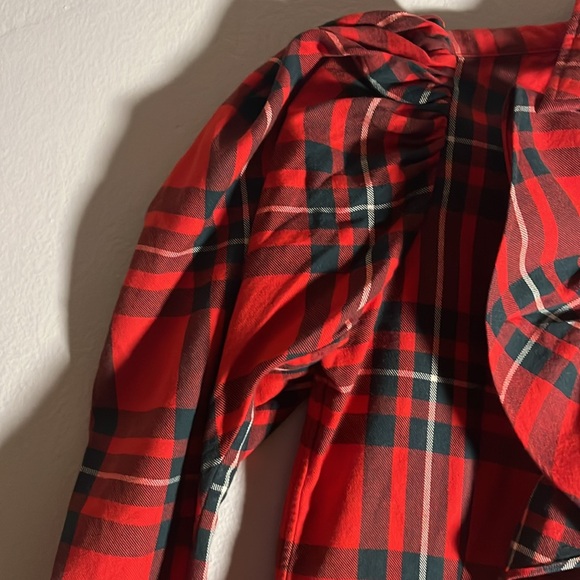 Rugby by Ralph Lauren Flannel Ruffle Shirt Sz 0 - Picture 3 of 12